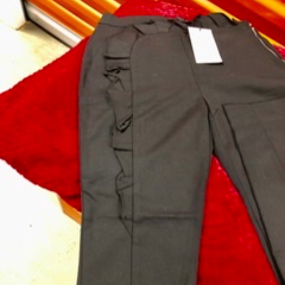 ZARA Ruffle Pants, S, NWT - Picture 5 of 7